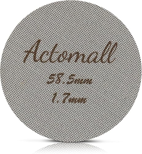 Actomall Pantalla de disco de espresso de 2.303 in, pantalla de filtro de espresso reutilizable, herramienta profesional de barista para cesta de