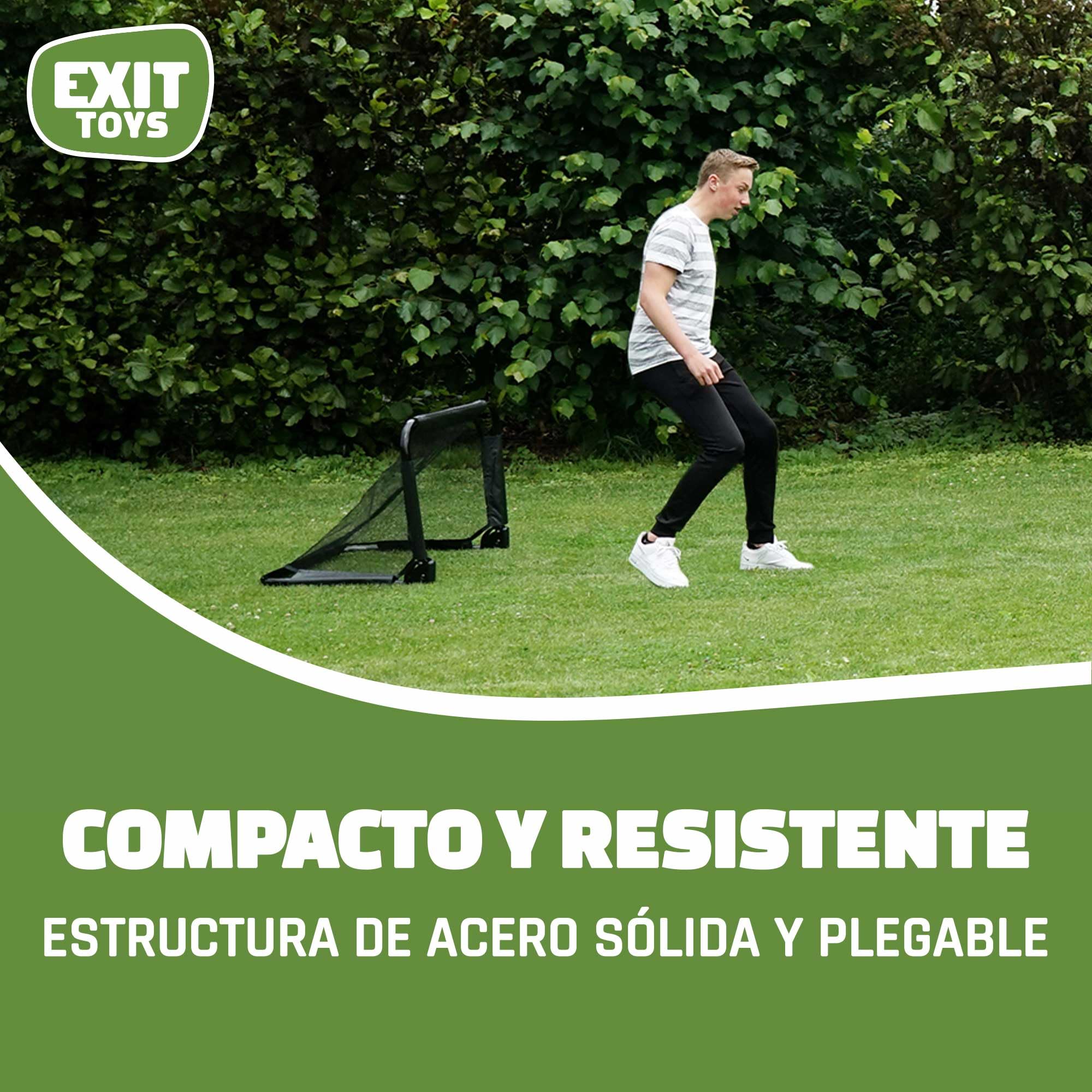 EXIT Pico & Panna Juego de 2 Fútbol exterior Construcción de acero