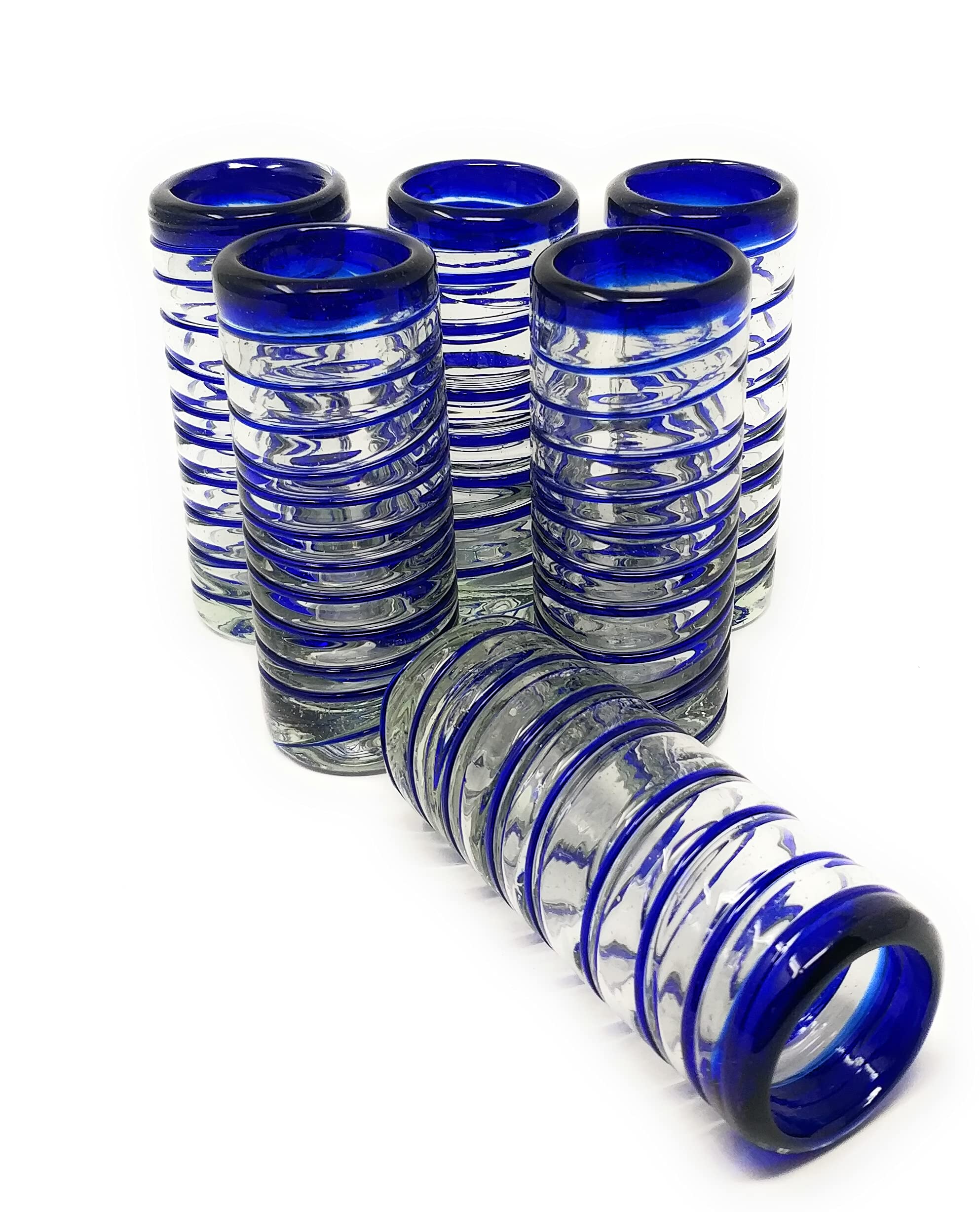 Dos Sueños Lot De 6 Verres à Shot Mexicains Soufflés à La