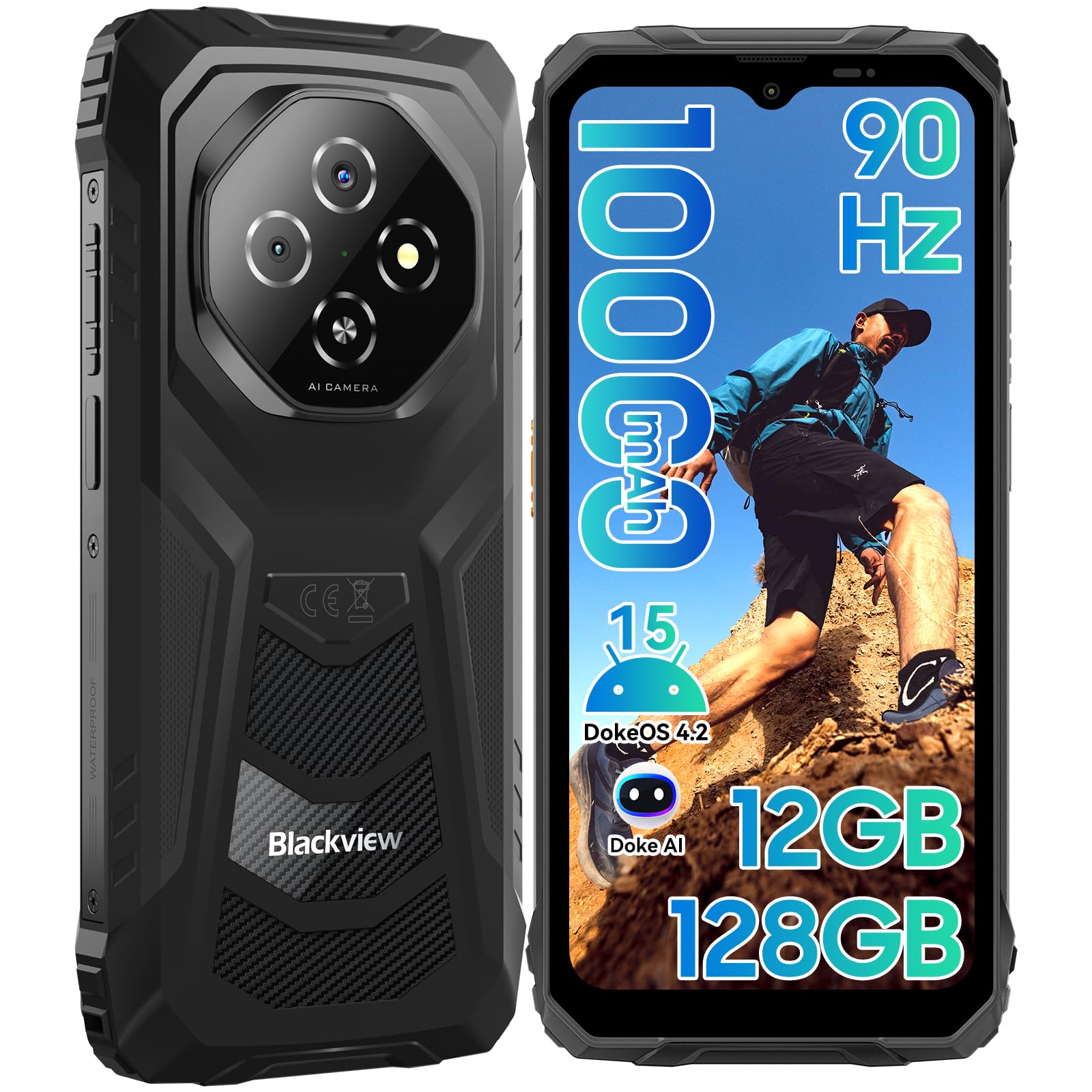 タフネススマホ 16GB+128GB/1TB 防水 アンドロイド SIMフリー タフネススマホ 16GB+128GB/1TB 防水 アンドロイド SIMフリー