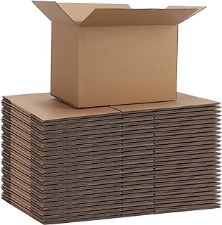 40 Packs 7x5x5 Shipping Boxes Corrugated Cardboard Boxes Mailers Shipping Box for Business
