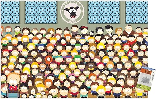 Miniatura 7 de Trends International South Park - Póster de pared escolar, 14.72 x 22.37 pulgadas, paquete de póster premium y alfiler