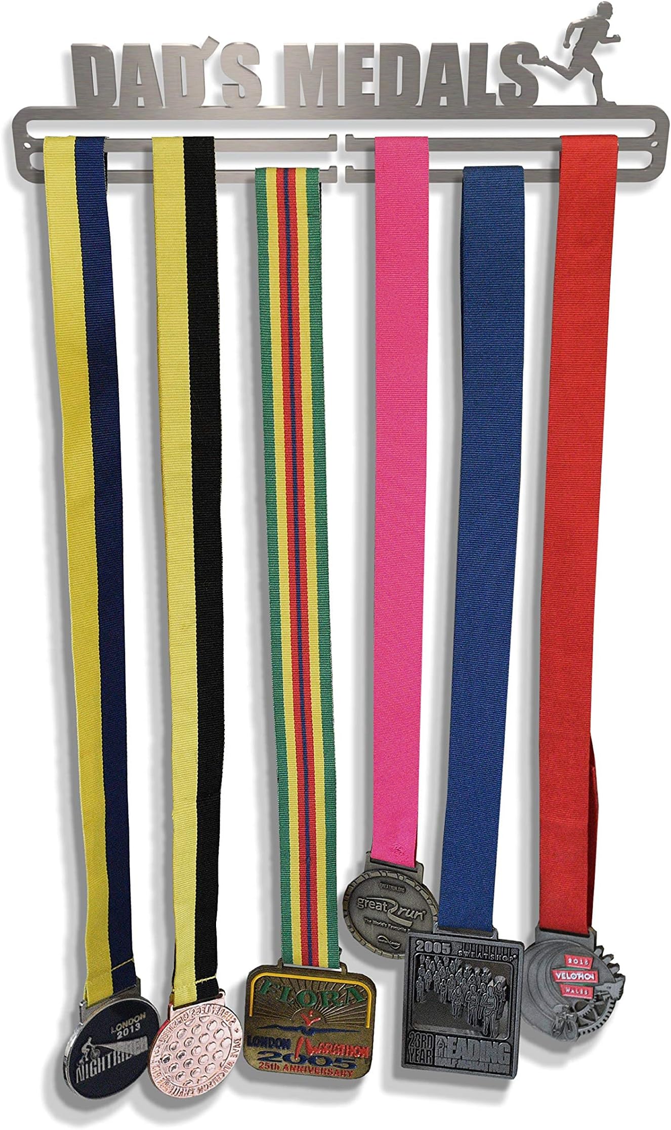 Tollington Stores Medal Hanger Display 'Dad's Medals Male Runner' 2.0