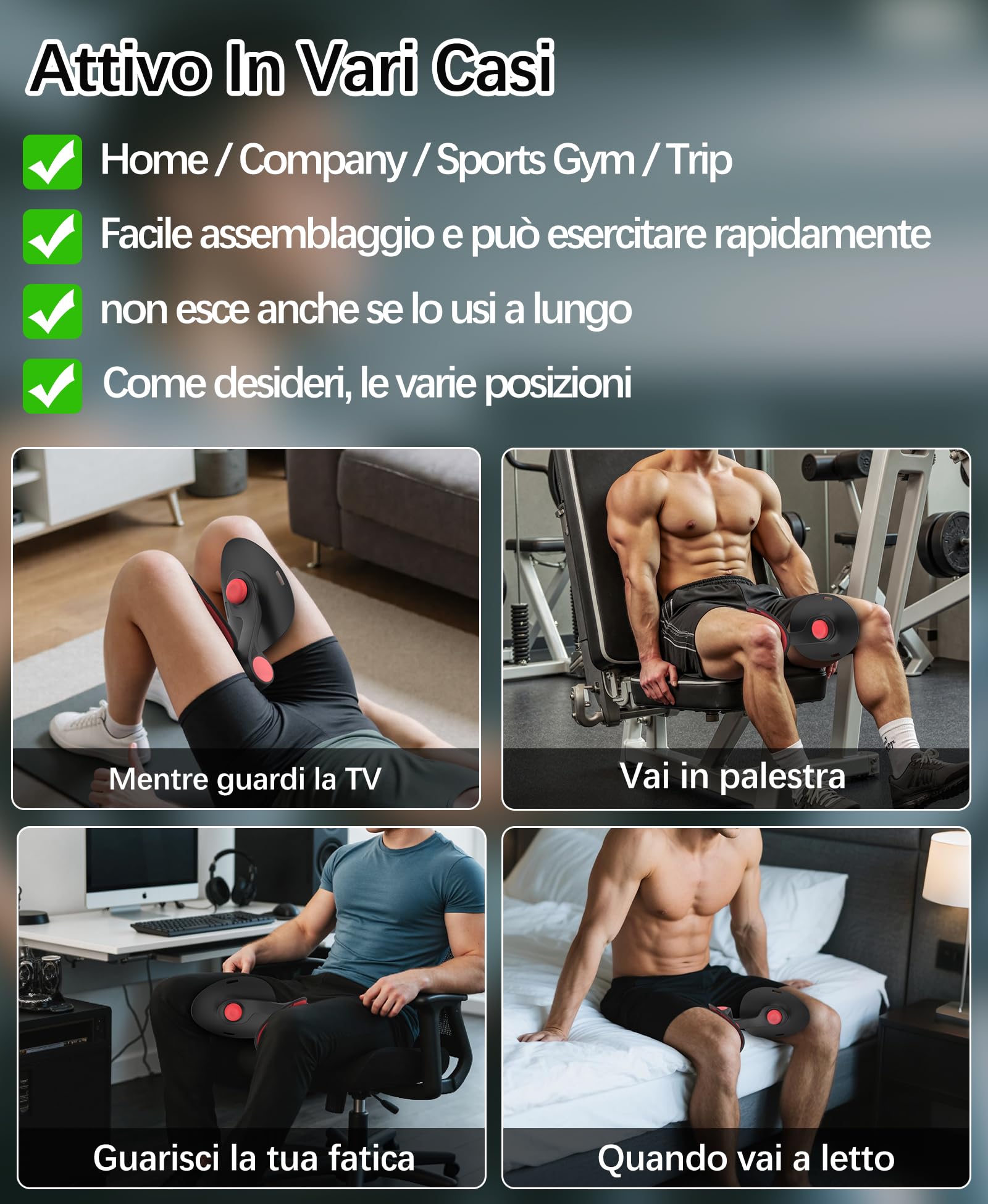 TINRIEF Kegel Trainer per cosce da 22 kg, con fascia di resistenza, per allenare il pavimento pelvico, per riabilitazione post-partum, trimmer interno coscia, macchina per la pressa per gambe