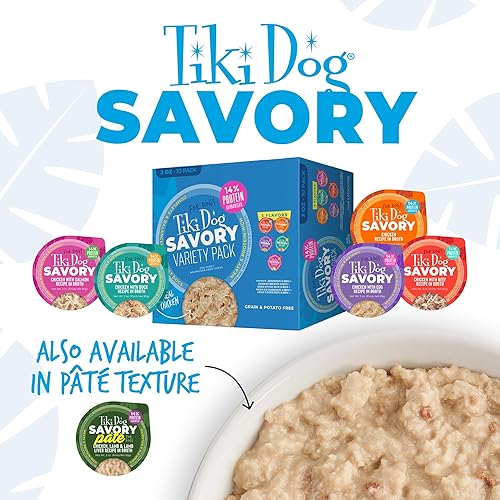 Miniatura 8 de Tiki Dog - Alimento húmedo para perros, pollo con huevo, taza de 3 onzas (4 unidades)