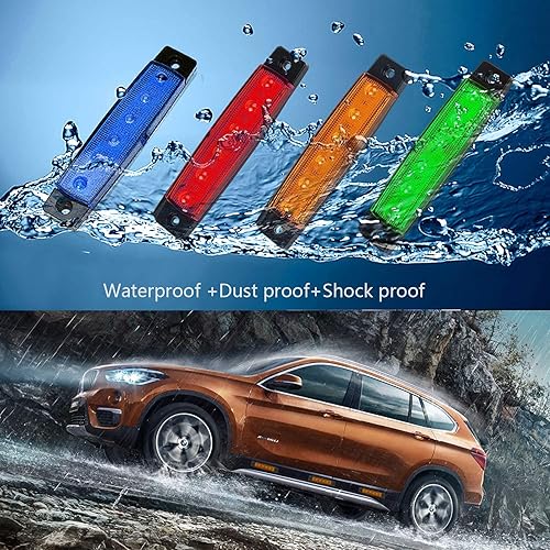 Miniatura 4 de 10 luces LED verdes de rocas, luz interior de barco, marcador lateral, guardabarros, para motos de nieve, camiones, ATV, camioneta, carrito de golf,