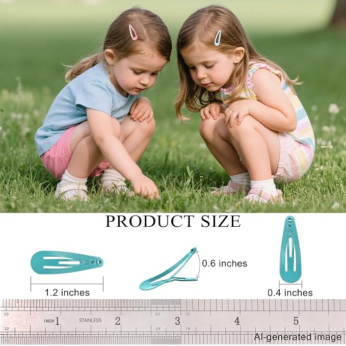 Babymatch Baby Barrettes Pinzas para Niñas 150pcs miniatura 2