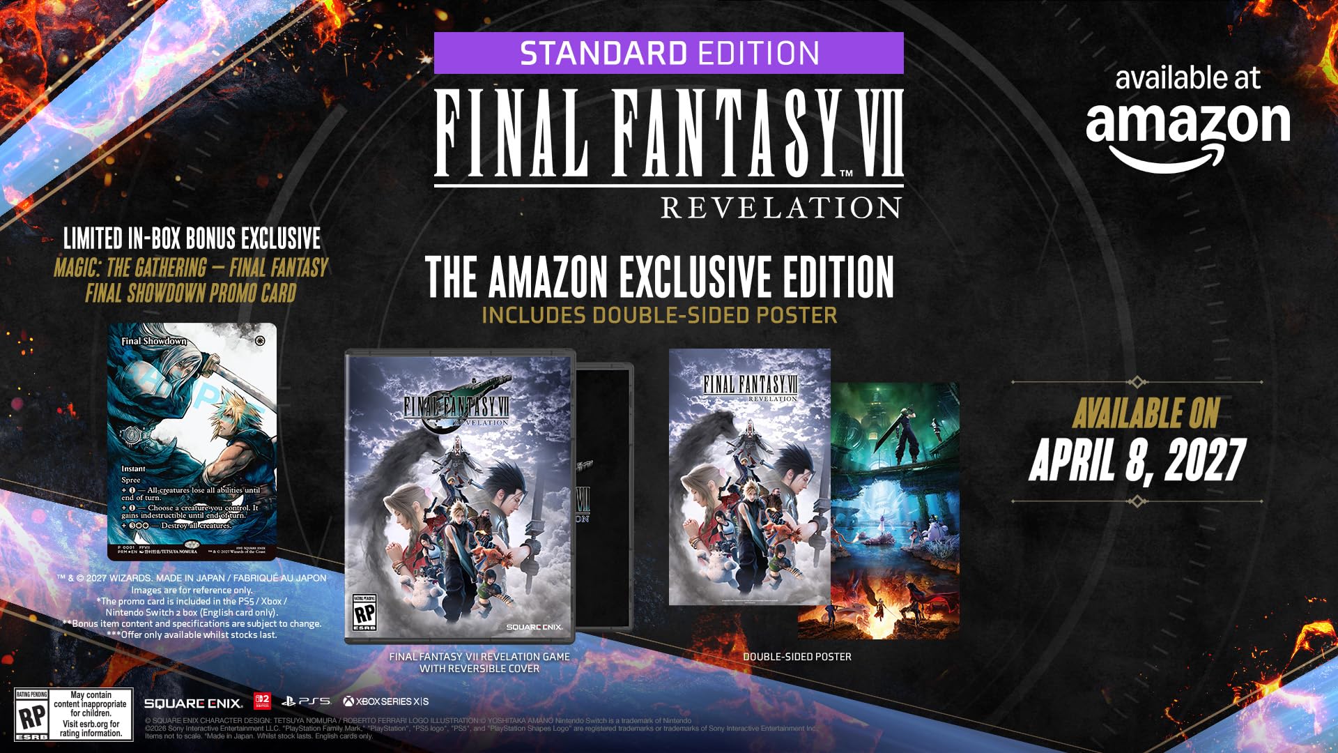 Amazon.com: FINAL FANTASY VII REVELATION - Amazon Exclusive