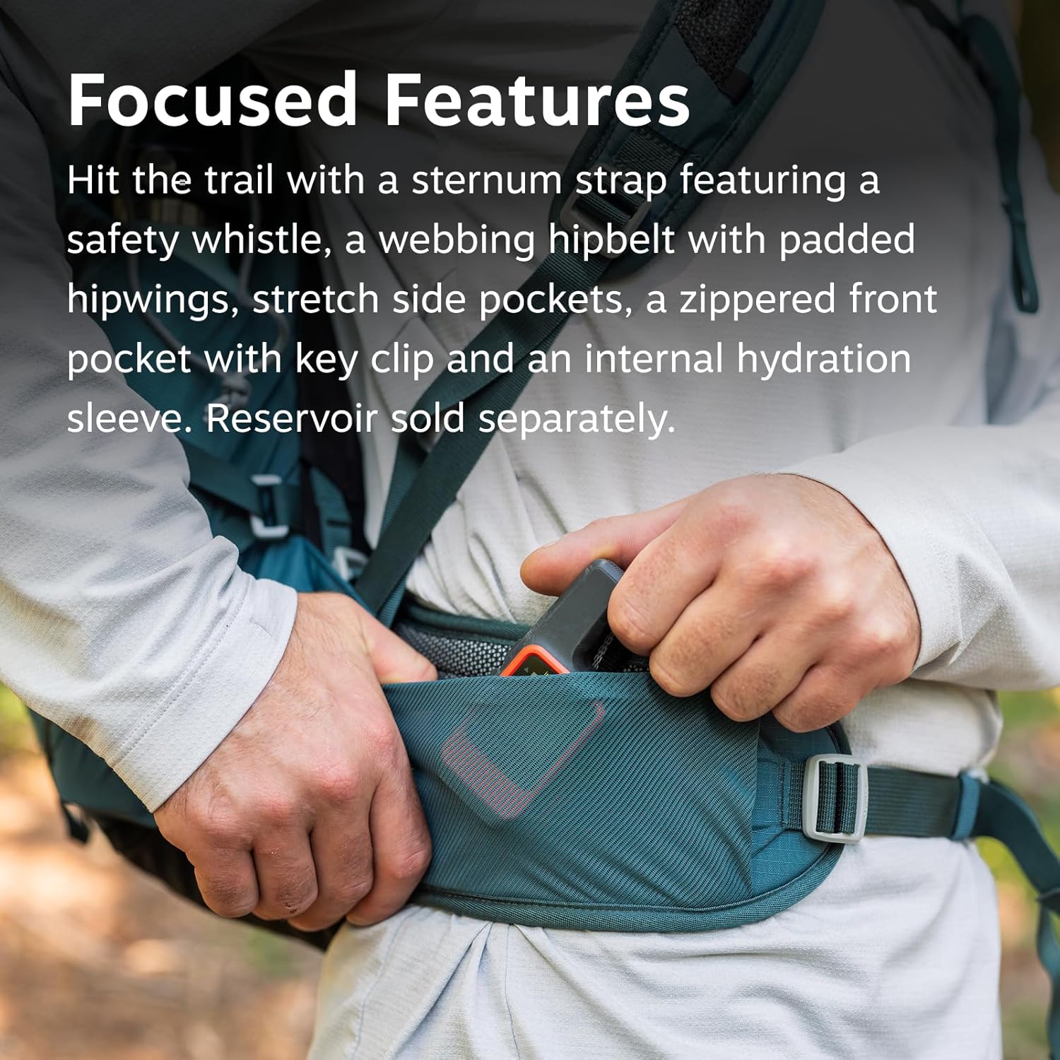 Osprey Sportlite 15 レイヴンブラック。