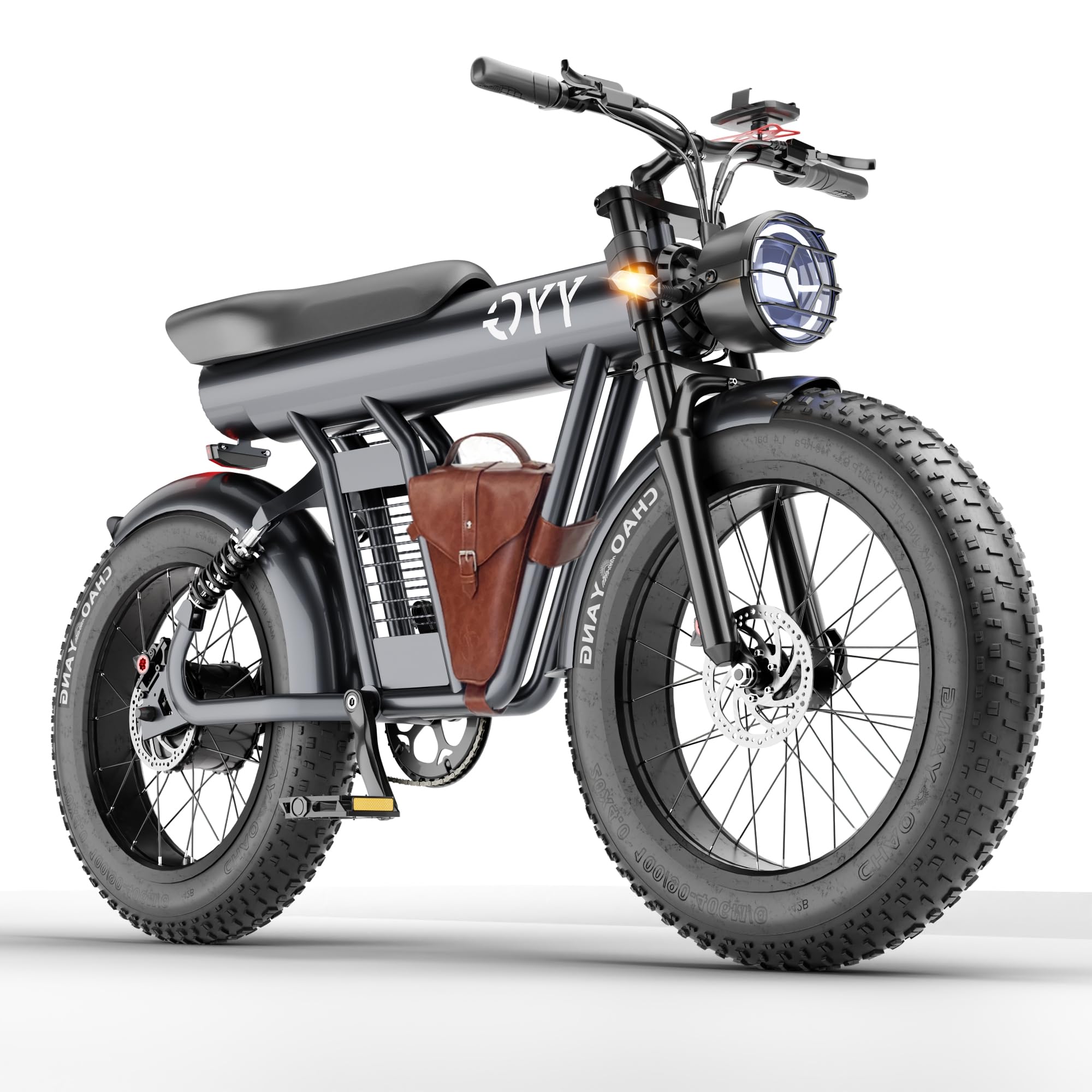 Cool Electric Bike for Adults, 1200W Fat Tire Ebike, Up to 32.5MPH Electric Bicycle 48V/20Ah Removable Battery, 20 Inch E Bike Adult Electric Motorcycle Dual Suspension