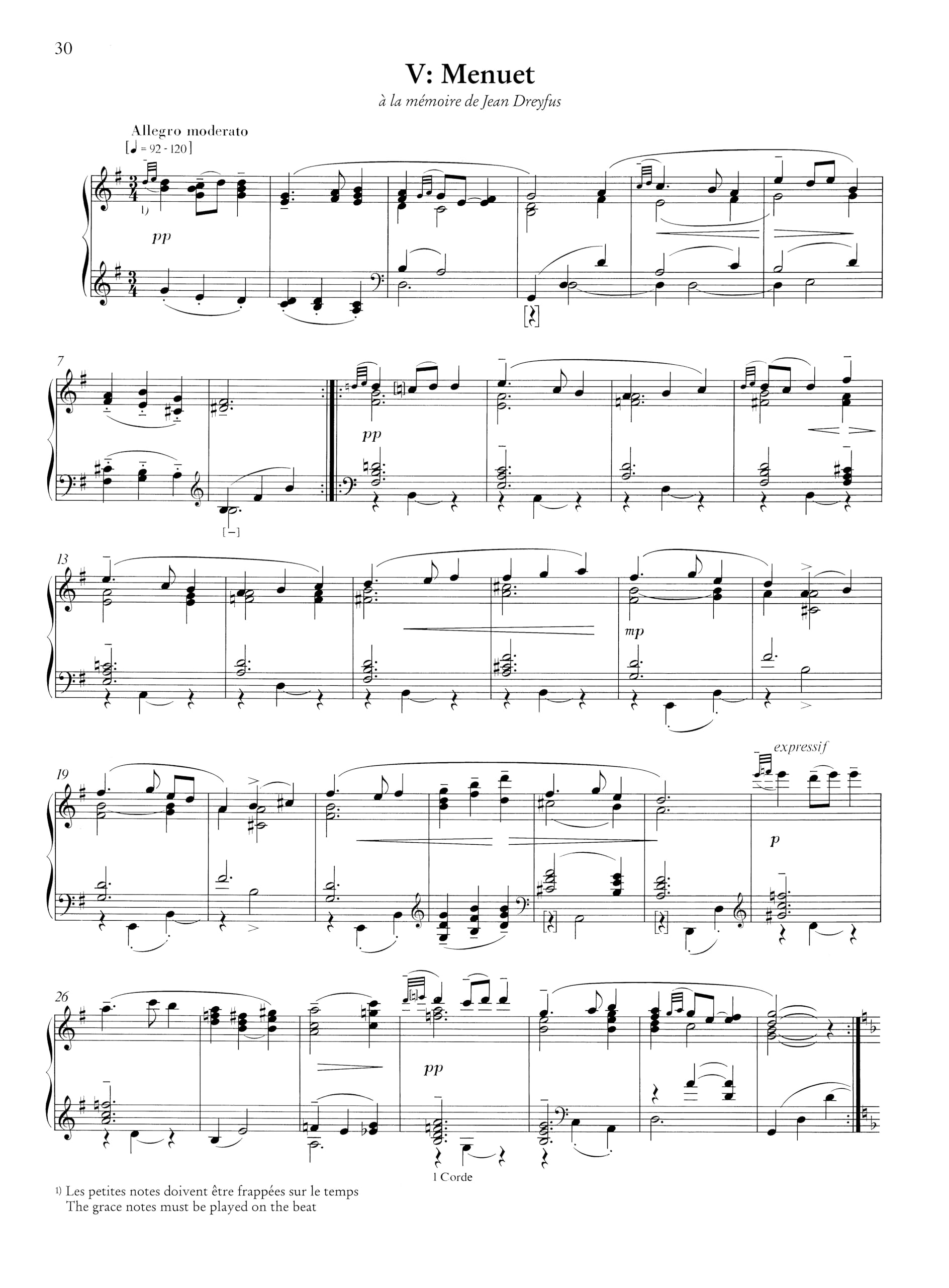 Ravel: Le tombeau de Couperin for Piano (EP7376) (Edition Peters) - Image 3