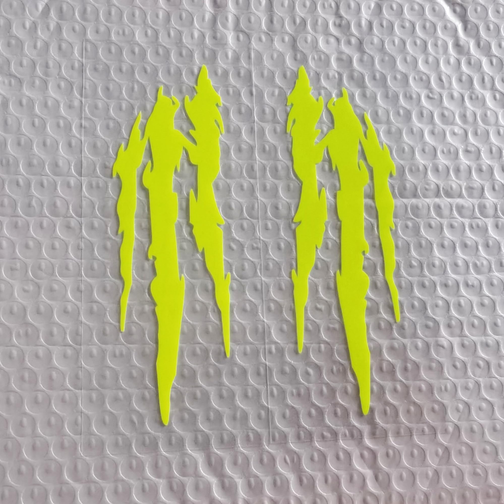 HAfgDJ 2 Motorcycle Stickers, Waterproof and Reflective Claw Mark Decals