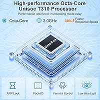 Vista 4 de Tableta Android 15 de 10 pulgadas con teclado, 30 GB de RAM 64 GB ROM 2.0 GHz Octa-Core, cámara dual, expansión de 2 TB, Widevine L1, WiFi 5G, BT