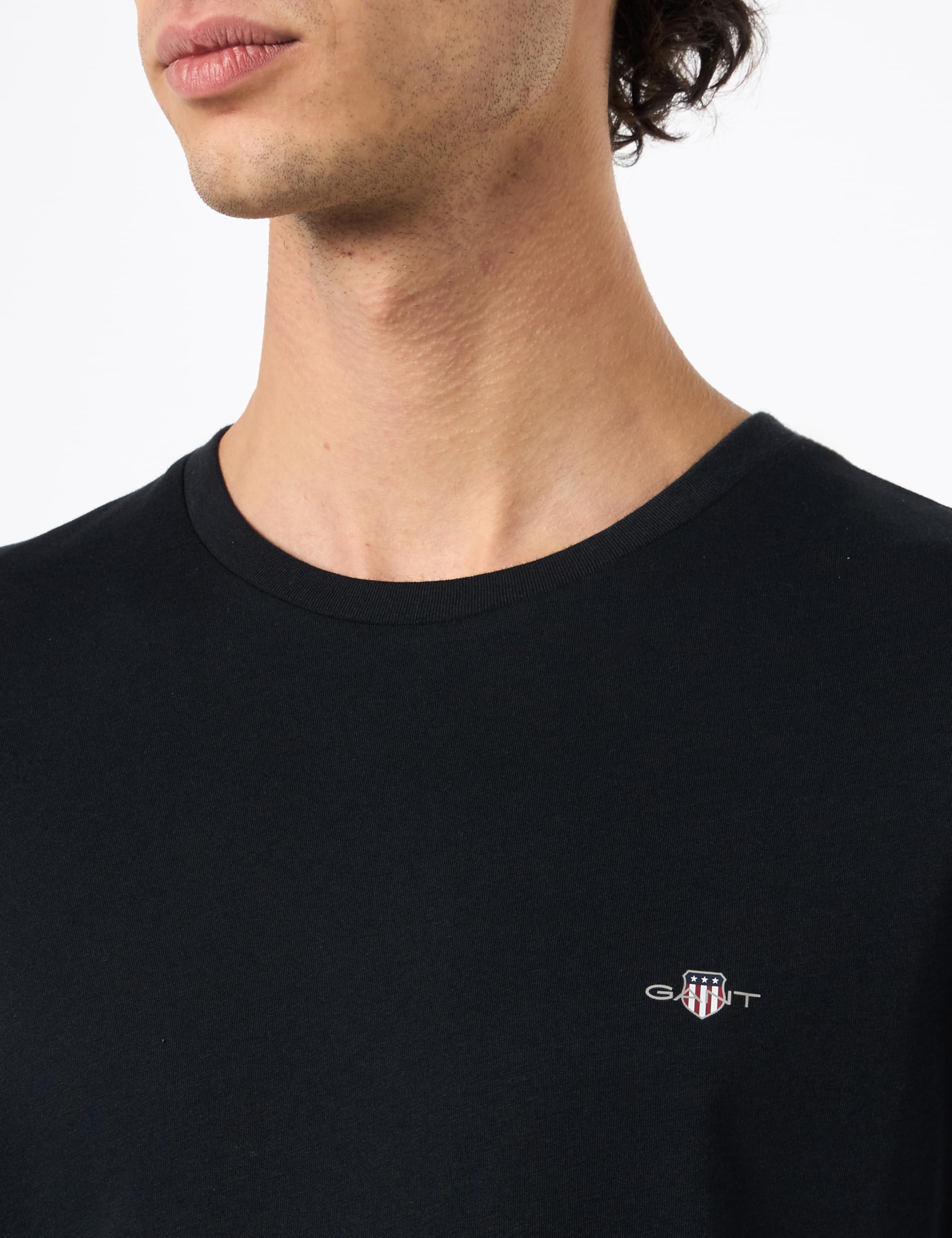 GANT Camiseta con Escudo Impreso Camiseta Hombre