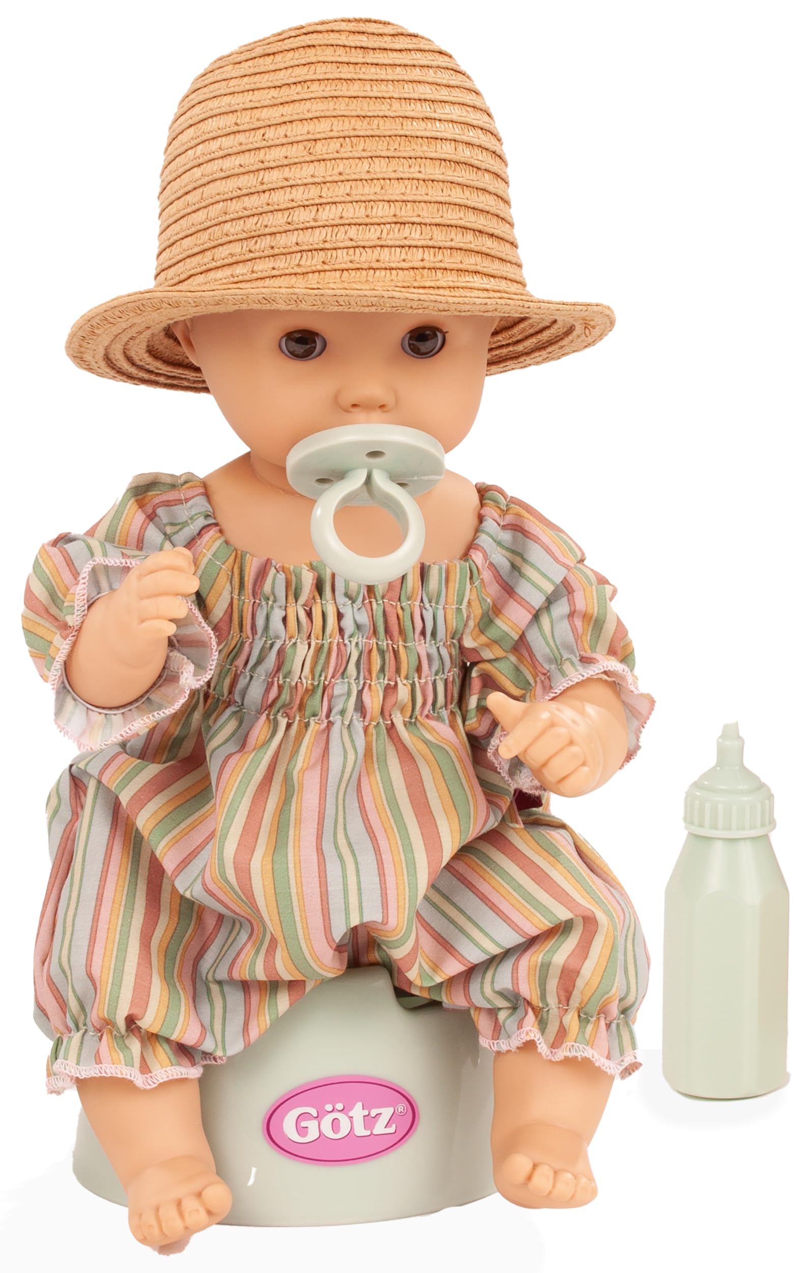 Götz 0753010 Poupée Nouveau-née Aquini Girl - Poupée de Bain de 33 cm de Haut avec Yeux Bleus Peints et sans Cheveux - bébé de Bain à partir de 18 Mois Götz 0753010 Poupée Nouveau-née Aquini Girl - Poupée de Bain de 33 cm de Haut avec Yeux Bleus Peints et sans Cheveux - bébé de Bain à partir de 18 Mois