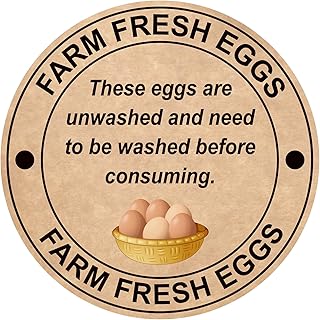 Unwashed Egg Stickers,2Inch 300pcs Unwashed Fresh Egg Carton Stickers