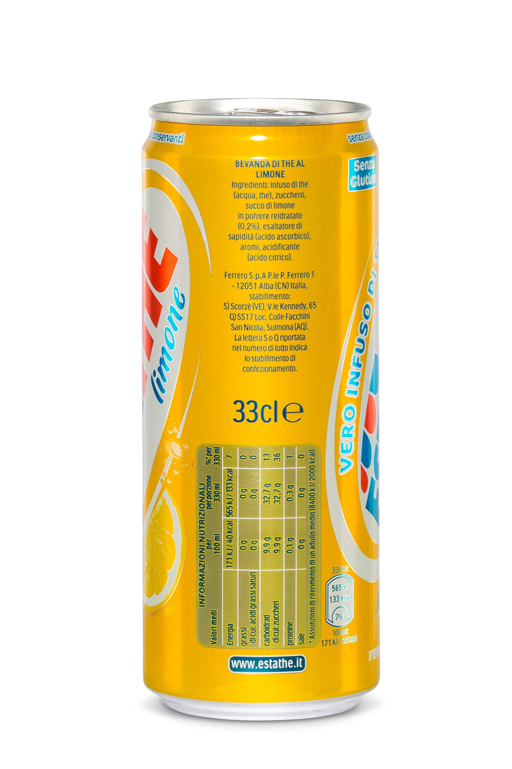 Estathé - Estathe limone 24 lattine da 33 cl (1000032715)