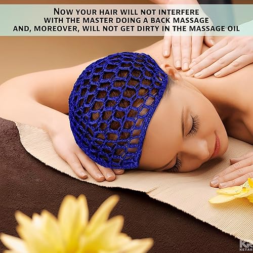 Miniatura 9 de KETAR 4 redes para el cabello para dormir, 5.5 x 7 pulgadas, ligeras, transpirables, de malla de viscosa, suaves, cómodas para uso a largo plazo,