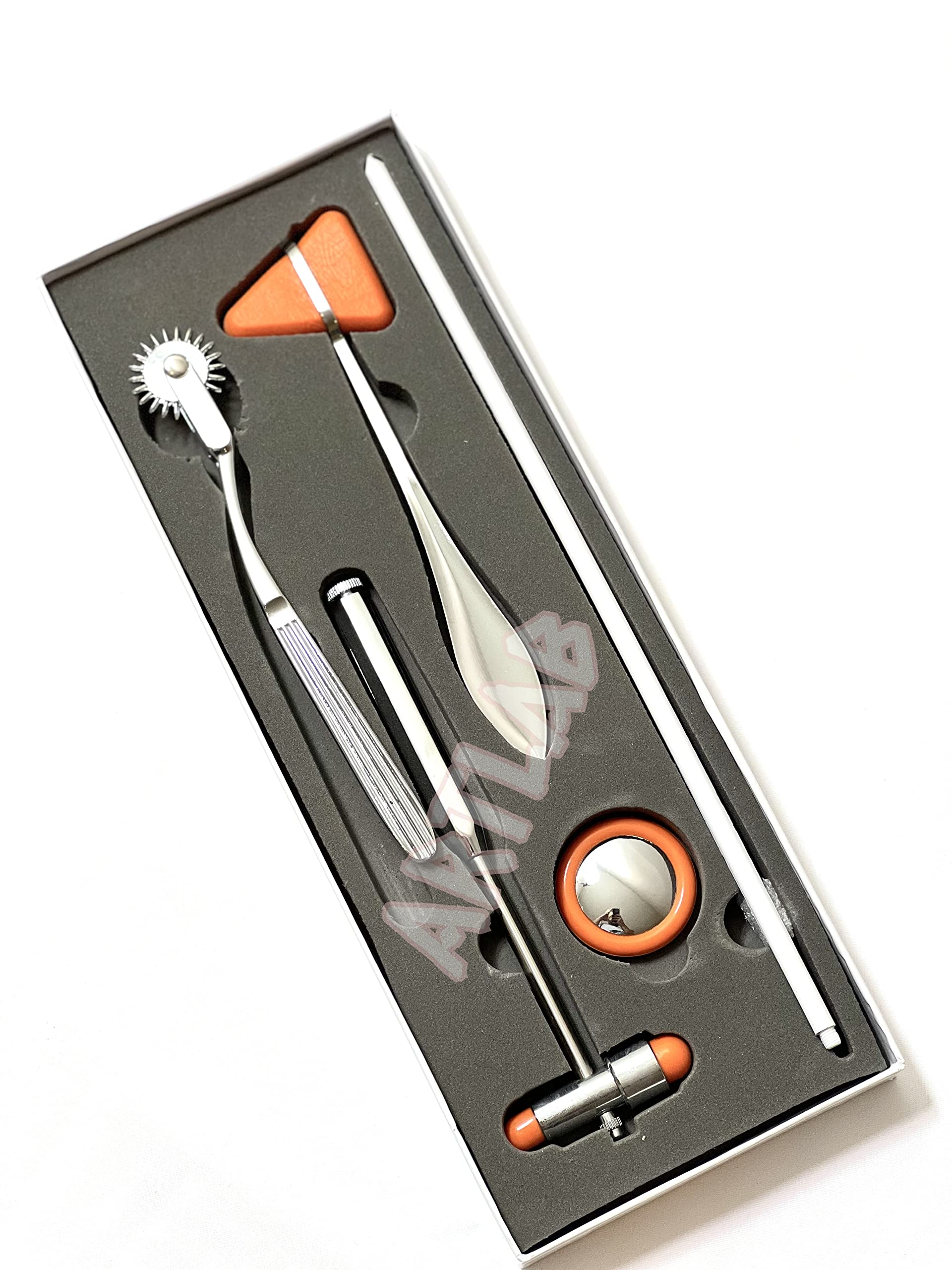 2 PCS Set of WARTENBERG NEUROLOGICAL PIN Wheel/Pinwheel (1) ONE + (3) Triple Head G.S Instruments