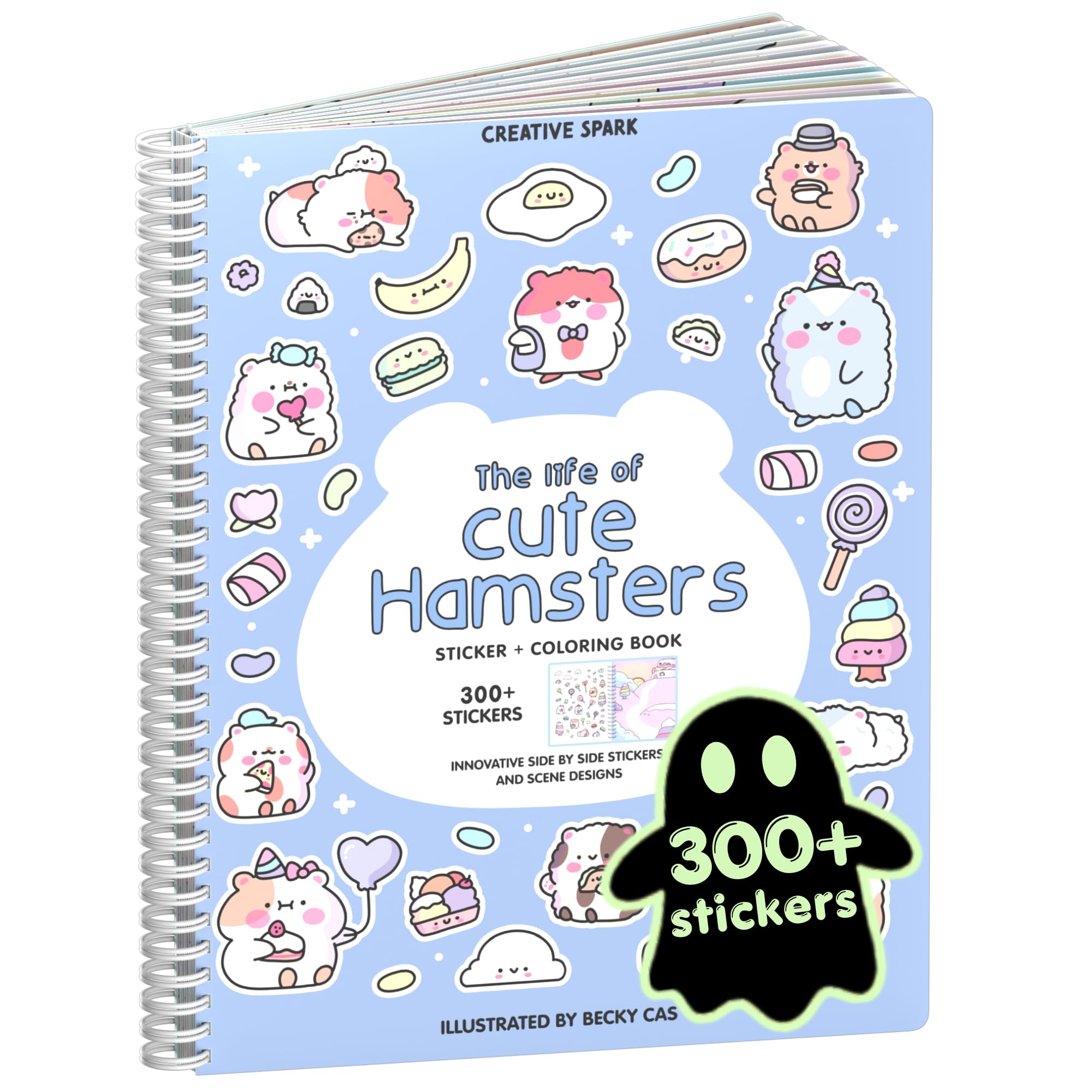 Cupkin Hamster Coloring &amp; Sticker Activity Book | 300+ Stickers