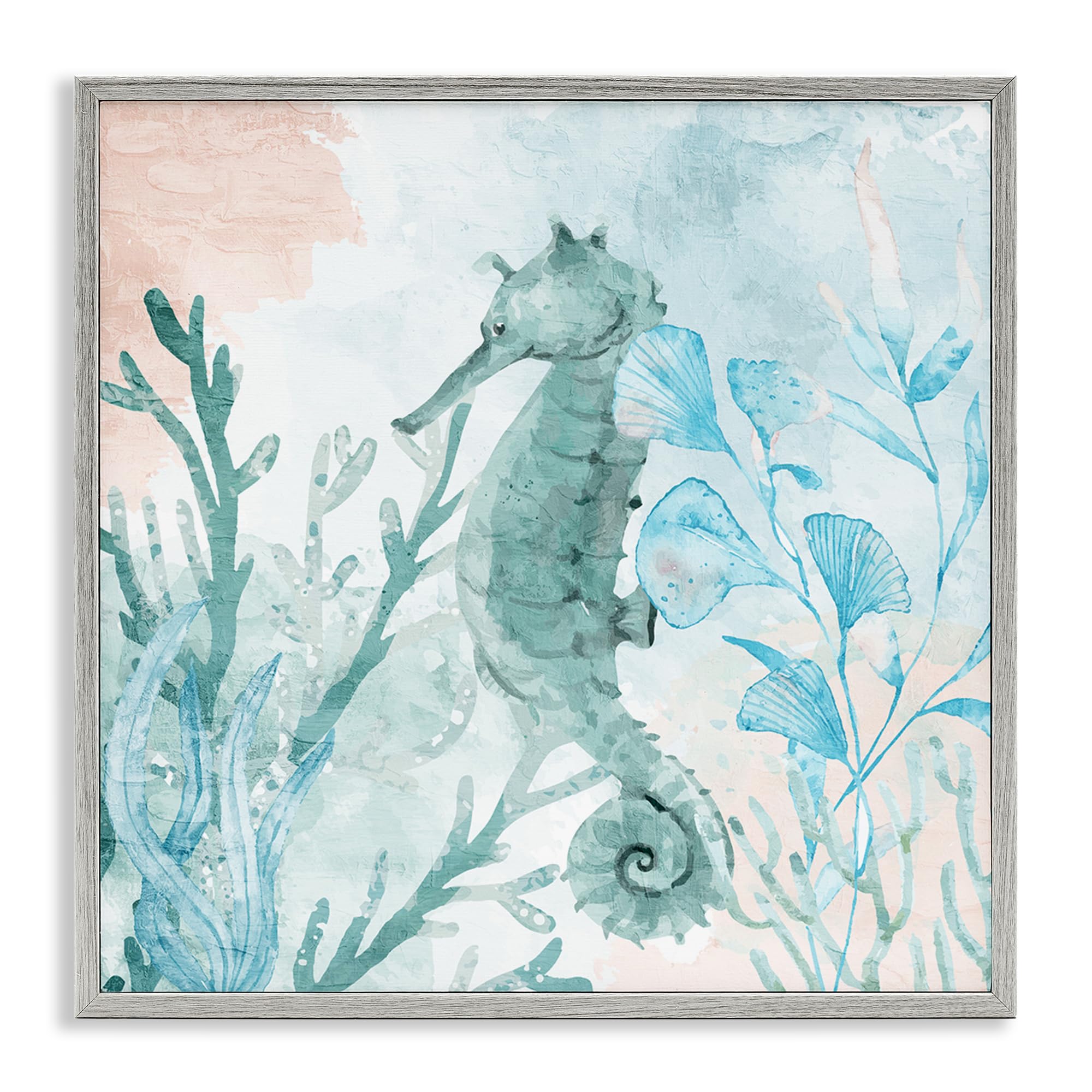 'Seahorse Sea Swim'| Framed Giclee Art