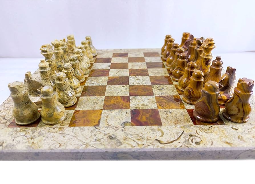Amazon | 大理石トーナメントチェスセット 大人用