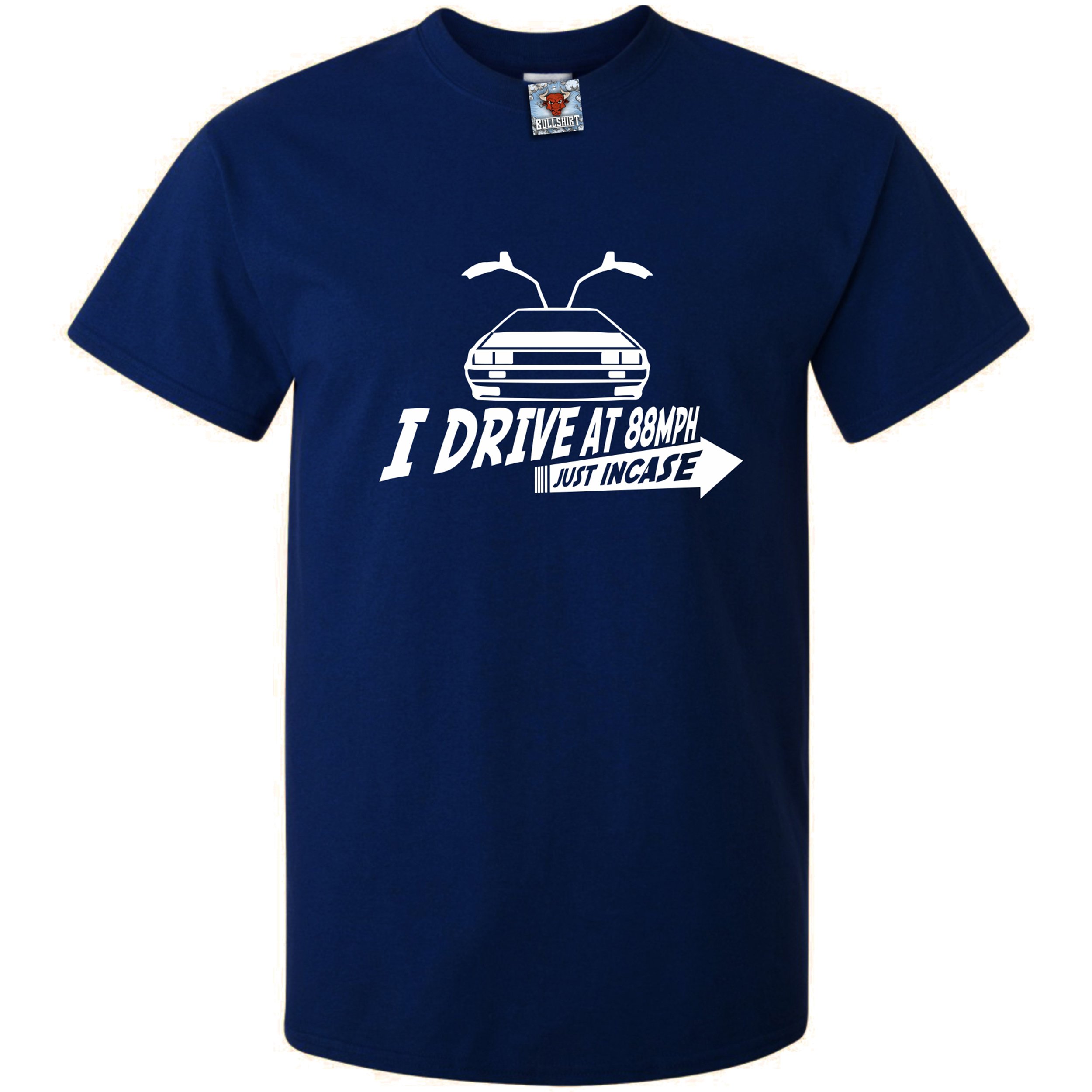 Reality Glitch Men's Navy Blue 88 Mph T-Shirt
