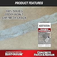 Vista 3 de Rust-Oleum 301012 Parche y reparación de hormigón, 24 oz, gris