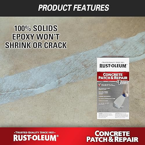 Miniatura 3 de Rust-Oleum 301012 Concrete Patch & Repair, 24 oz, Gray