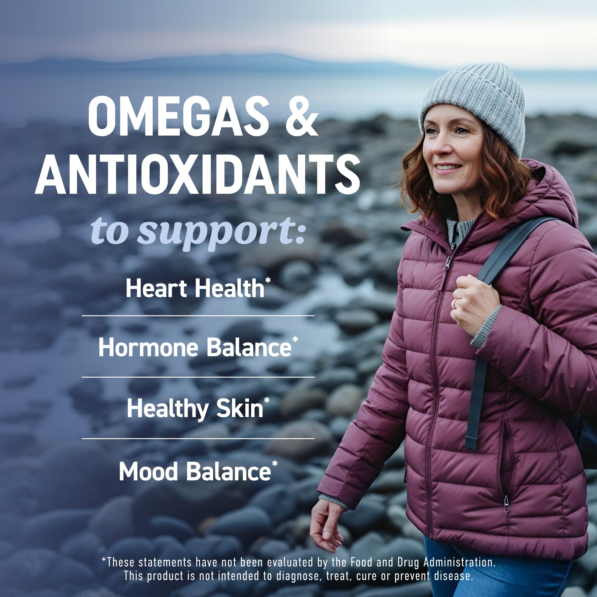 Fish Oil Omega 3 Supplements for Women, DHA + EPA, Heart Health Support — Amazon image 4