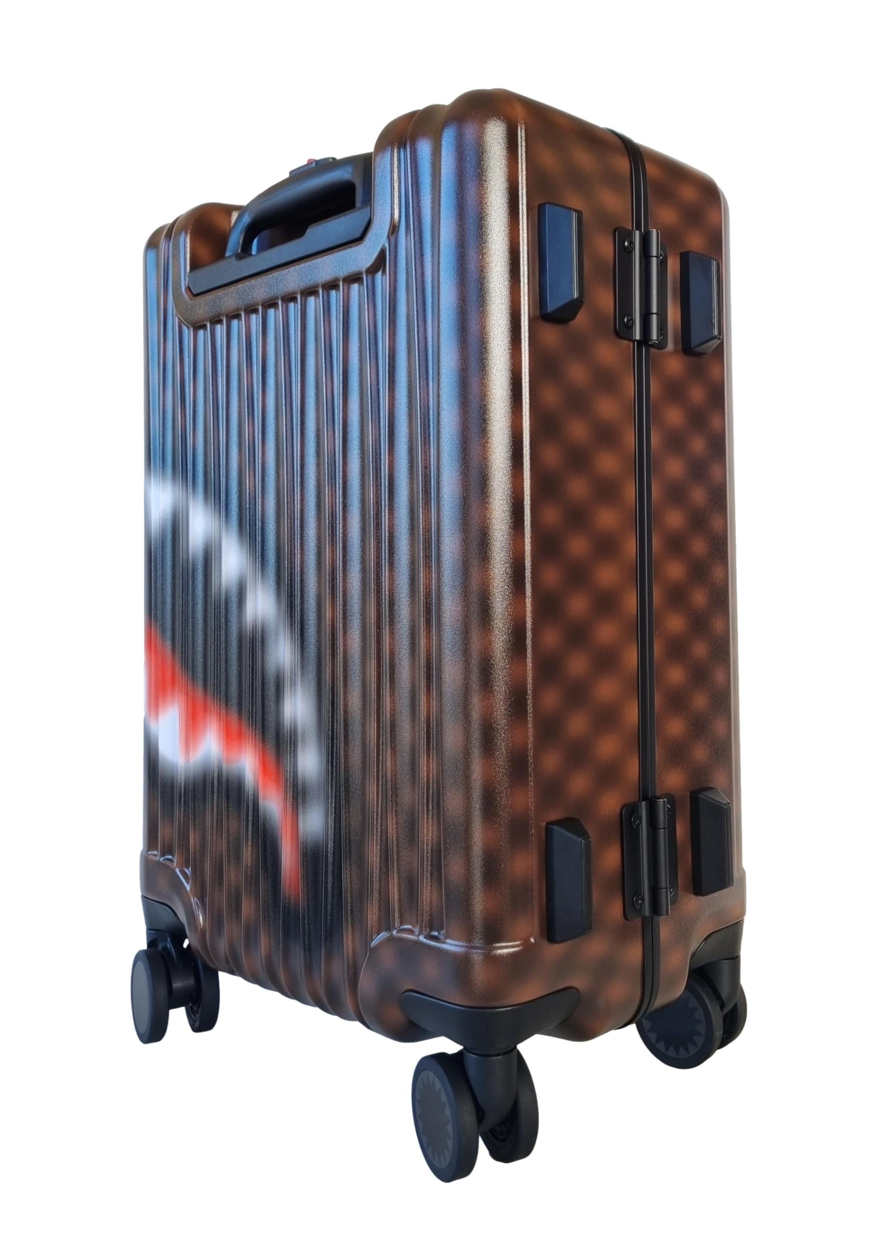 SPRAYGROUND valigia trolley da viaggio blur 910CL238NSZ marrone nero