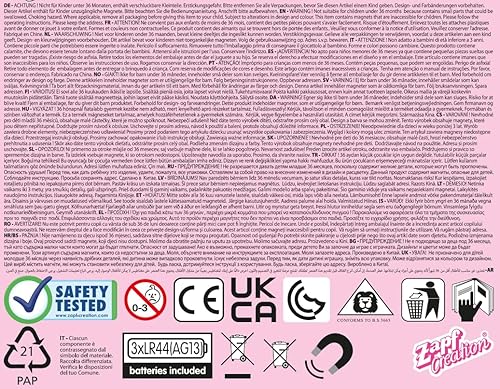 Miniatura 11 de BABY born 830017 Baby Birthday - Maniquí mágico interactivo de 16.9 in para niños pequeños de 3 años en adelante, abre y cierra los ojos de la