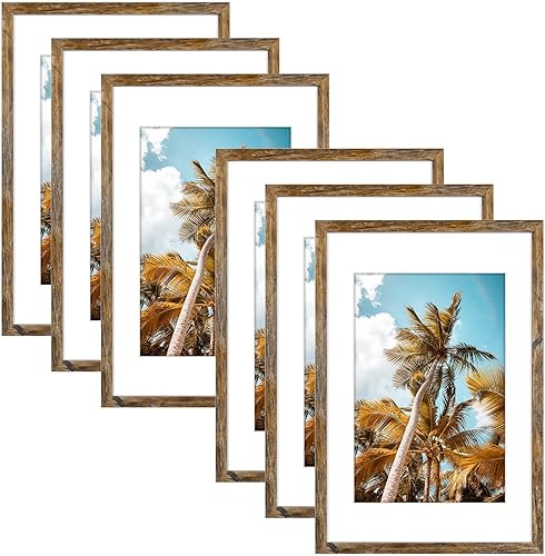 Vista 501 de Frametory, Portarretratos negro de 16 x 20 pulgadas, para fotos de 11 x 14 pulgadas con paspartú, molduras anchas (16 x 20 pulgadas, negro)