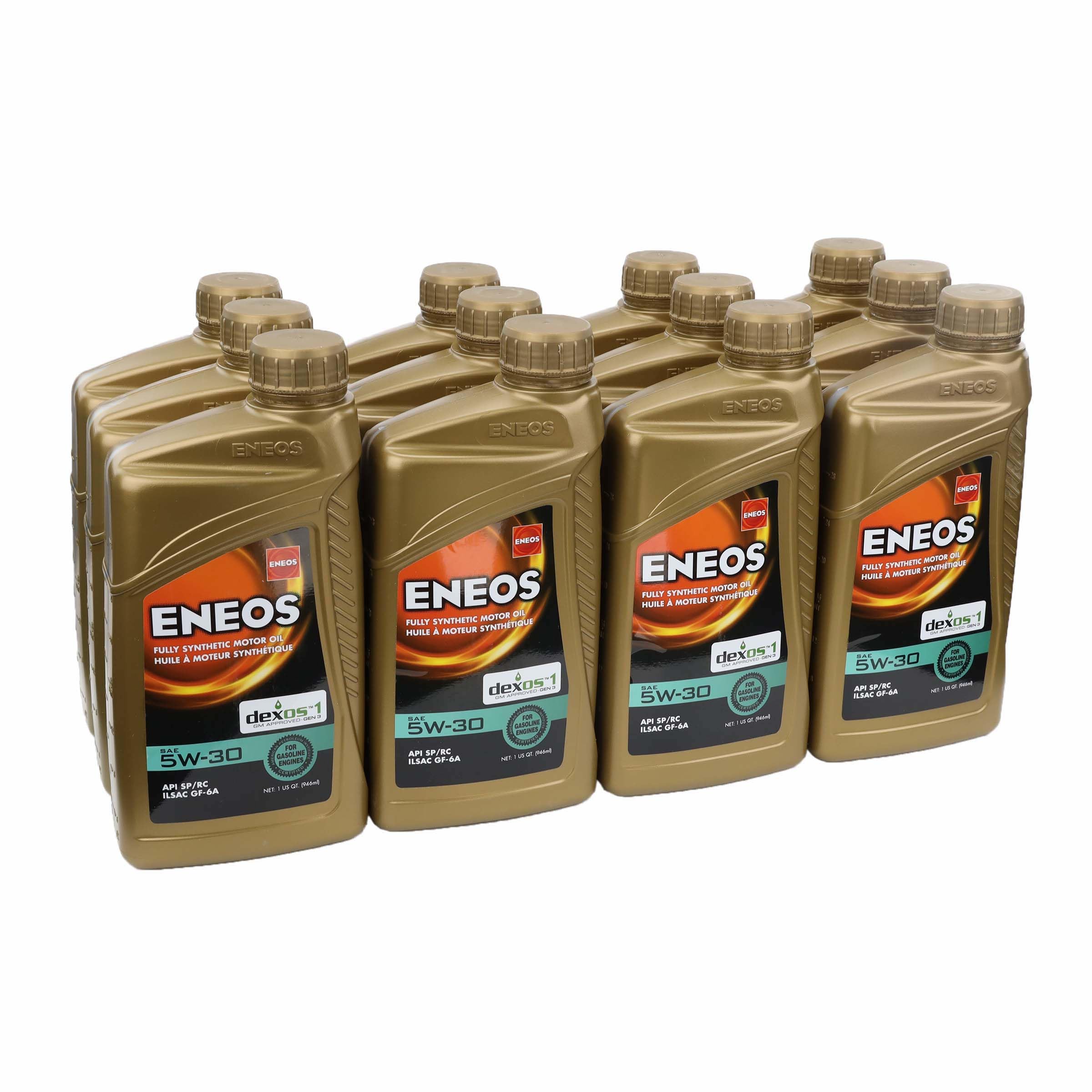 Amazon.com: ENEOS 5W-30 Fully Synthetic Motor Oil, API SQ, dexos1
