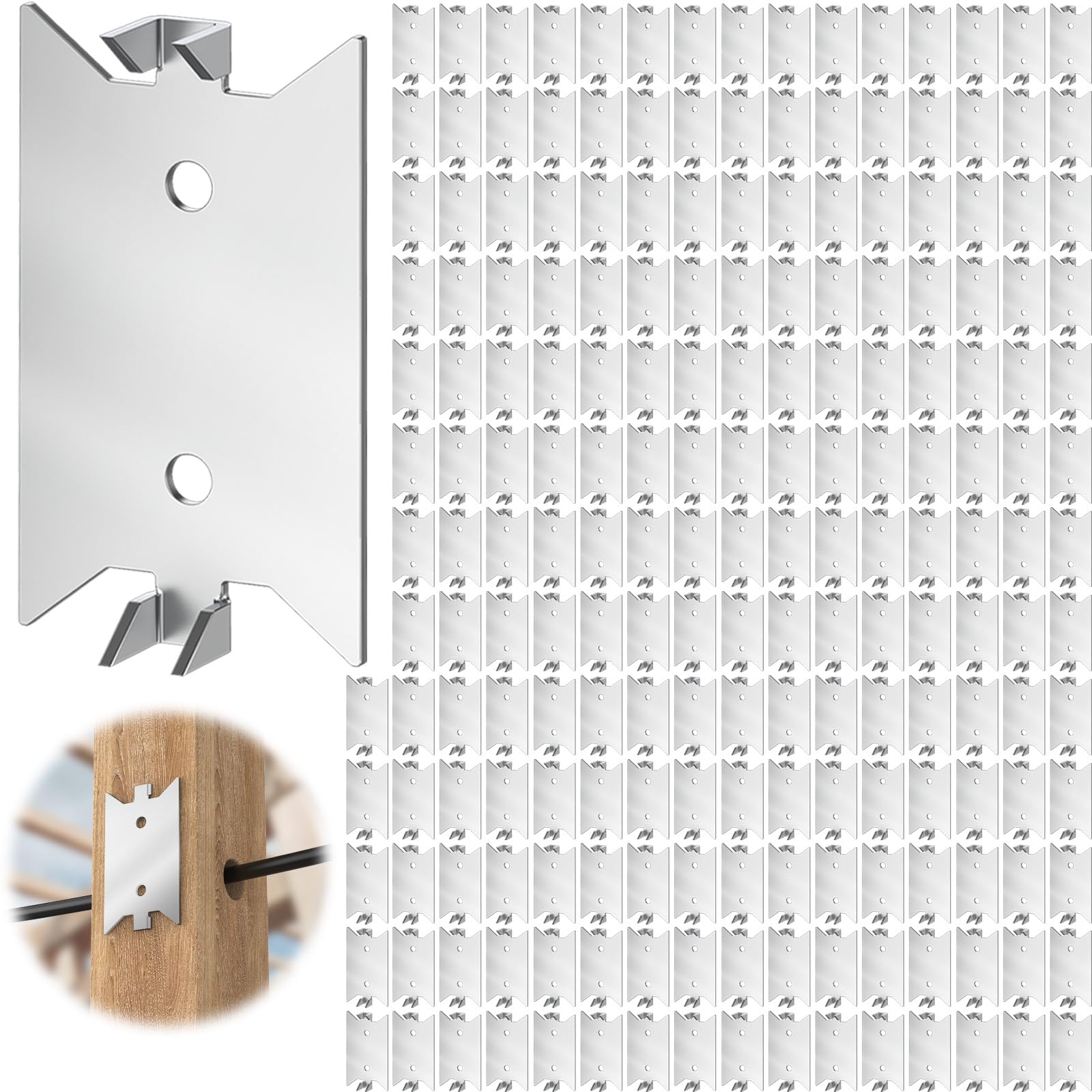 Plaques à ongles électriques ForoGore de 3,8 x 6,3 cm pour éviter de percer vos tuyaux