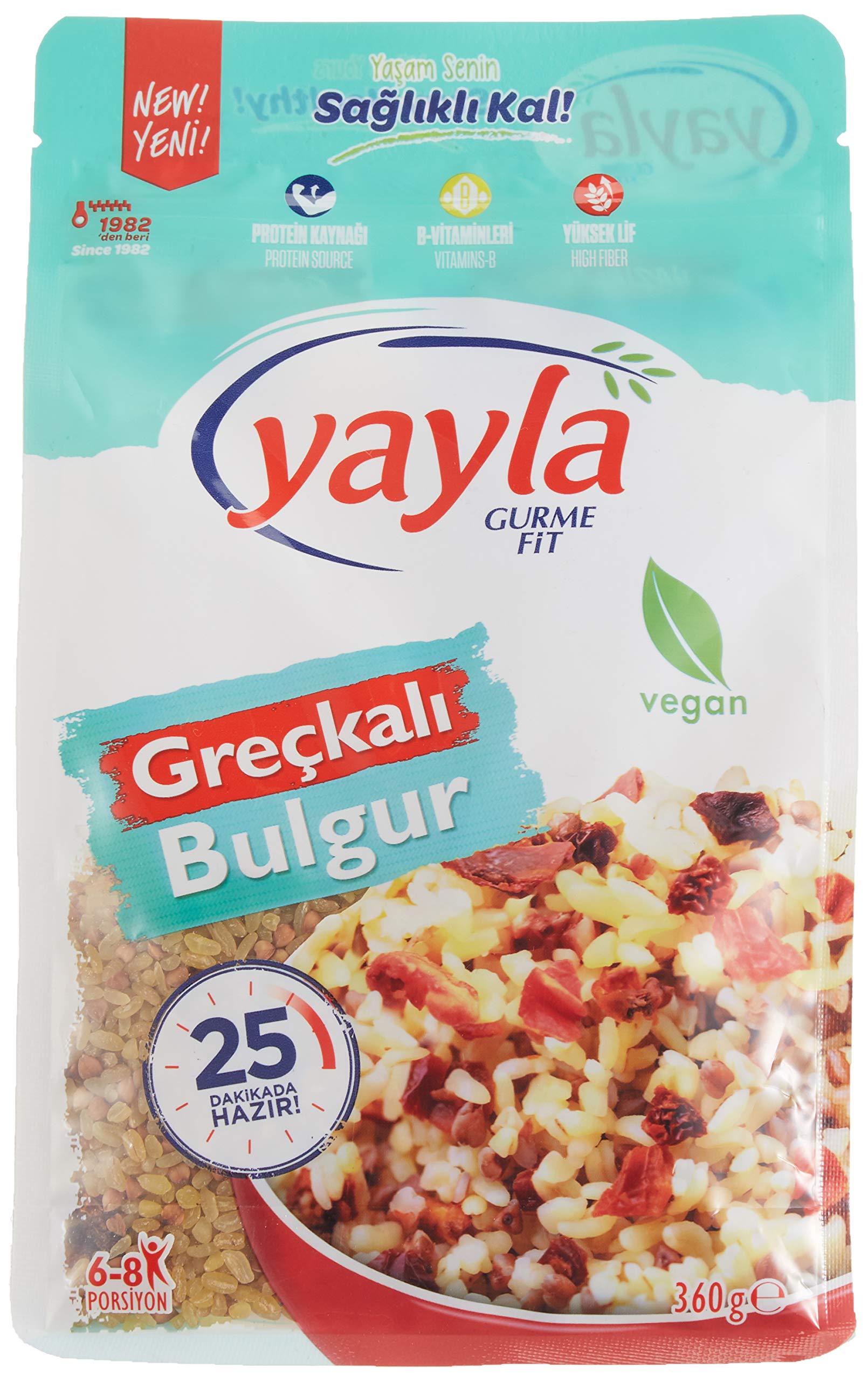 Yayla Gurme Fit Greçkalı Bulgur 360 Gr Tekli Paket