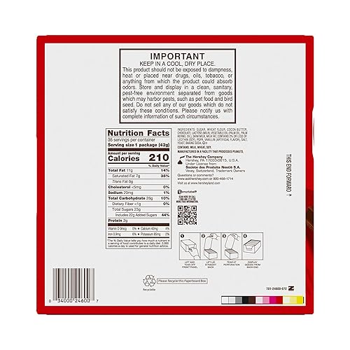 Miniatura 6 de Chocolate de leche con oblea Kit Kat Halloween barras de 15 onzas 36 piezas