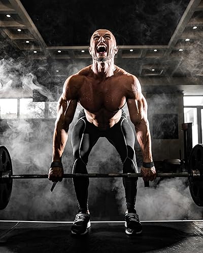 Miniatura 5 de DRSKIN Correas de levantamiento de pesas para levantamiento de pesas, correas de muñeca de 26 pulgadas, levantamiento de pesas, levantamiento de