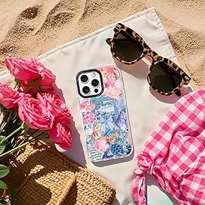ChiCaseVer for iPhone 13 Pro Case, Coastal Vintage Collage Pattern, Military-Grade Drop Protection, Vintage Coastal Soft Slim TPU Protective Cover with Camera Protection for Women & Girls