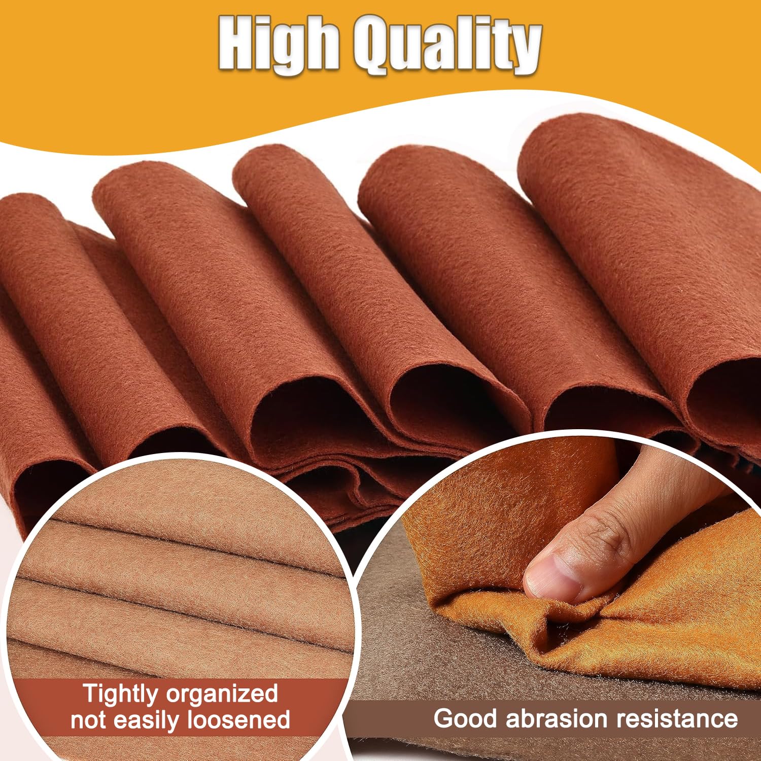 Wonninek Soft Felt Fabric Sheet Crafts for Christmas 1.4mm - Image 4