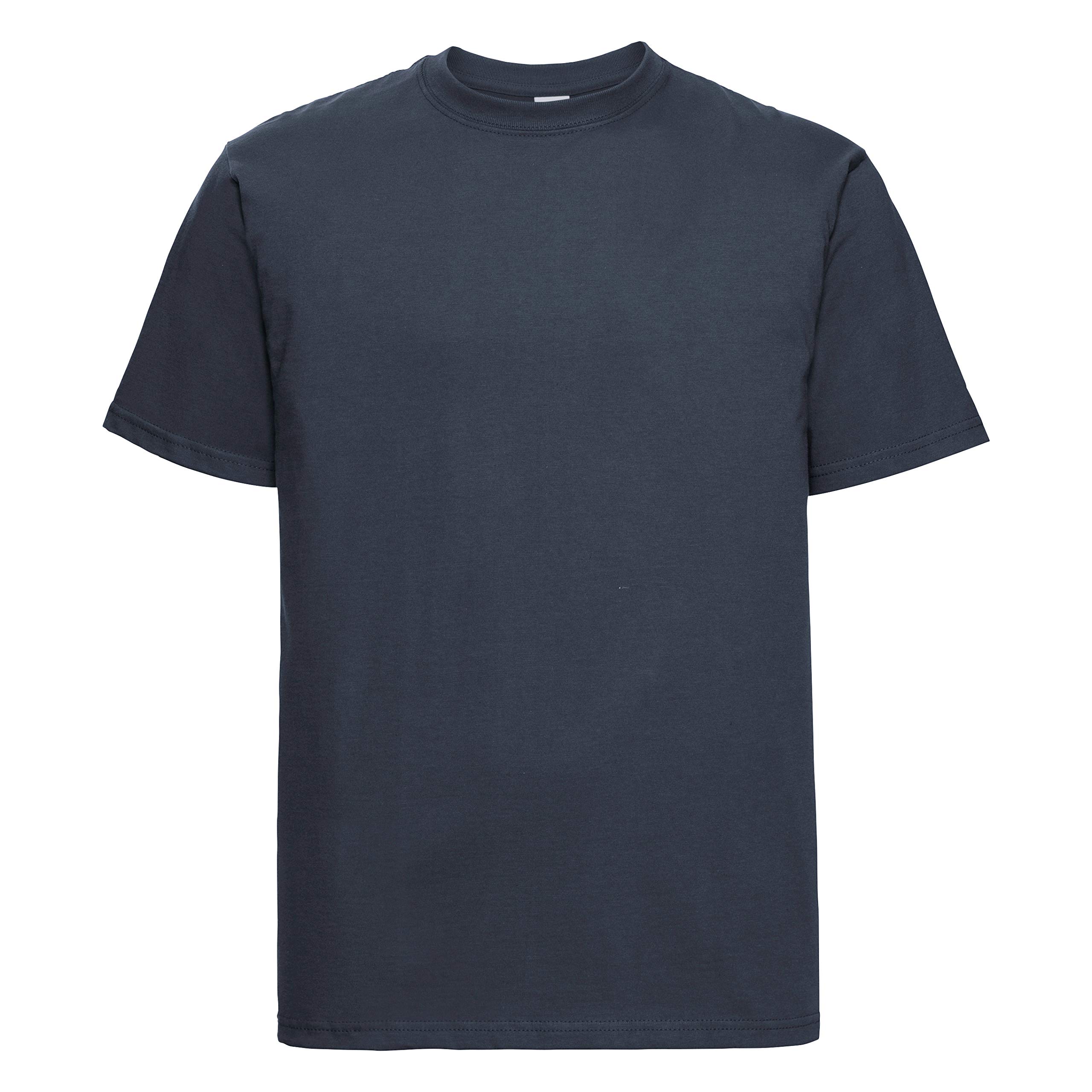 Russell Europe Mens Classic Heavyweight Ringspun Short Sleeve T-Shirt (XL) (French Navy)