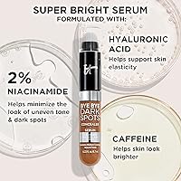 Vista 7 de IT Cosmetics Bye Bye Dark Spots Corrector + suero iluminador – 2% niacinamida, ácido hialurónico y cafeína – Cobertura media, acabado natural, todo