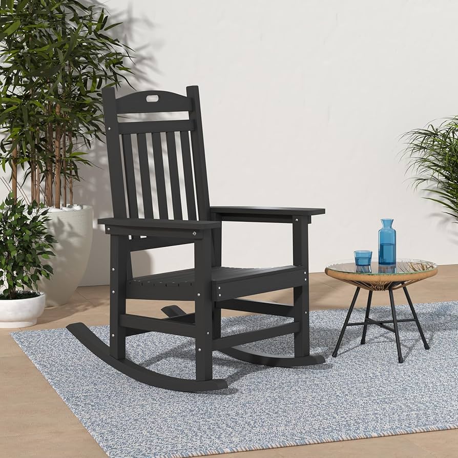 outdoor wide rocking chair