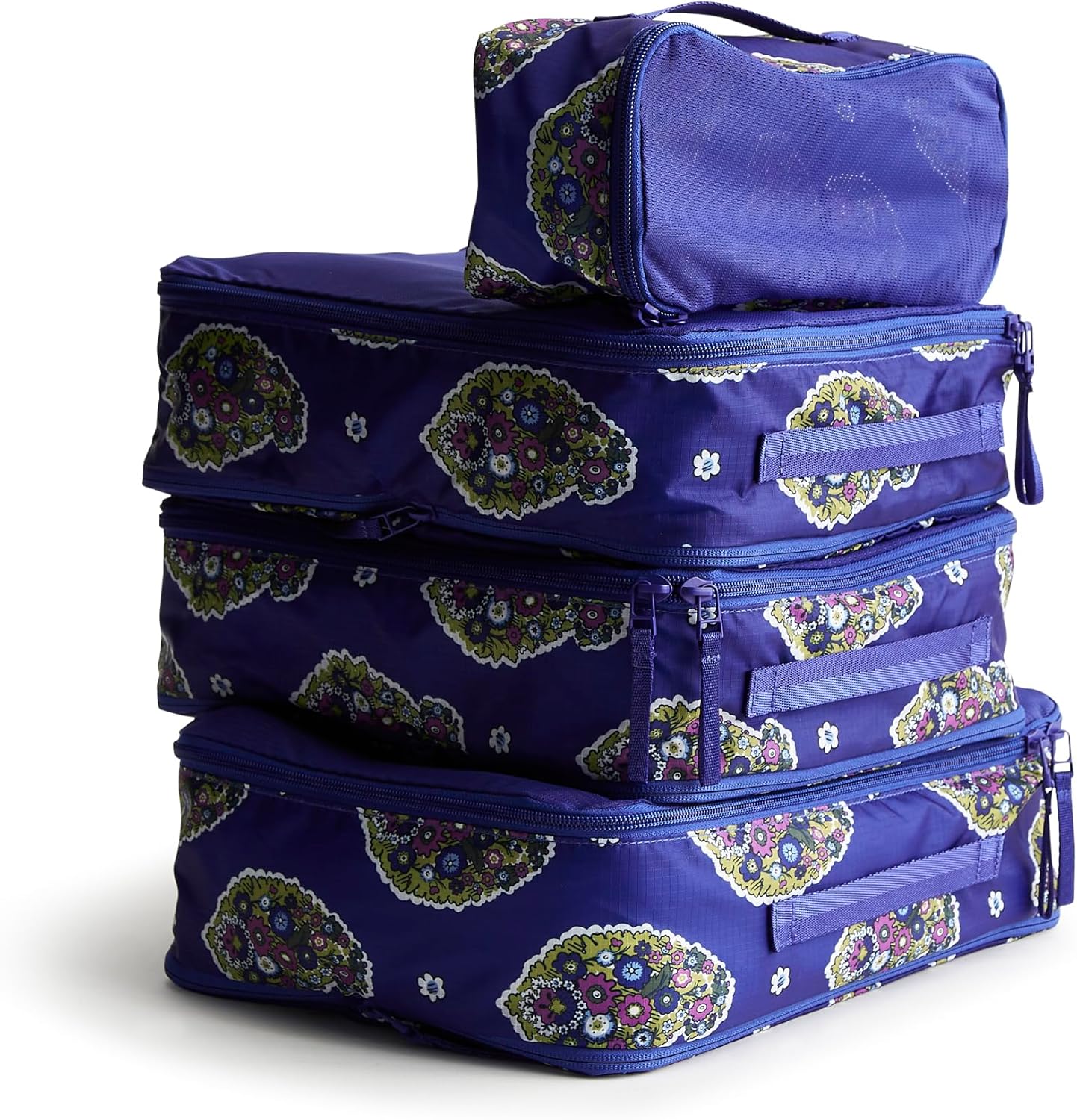 Vera Bradley Women's Ripstop Polyester Packing Cube Set