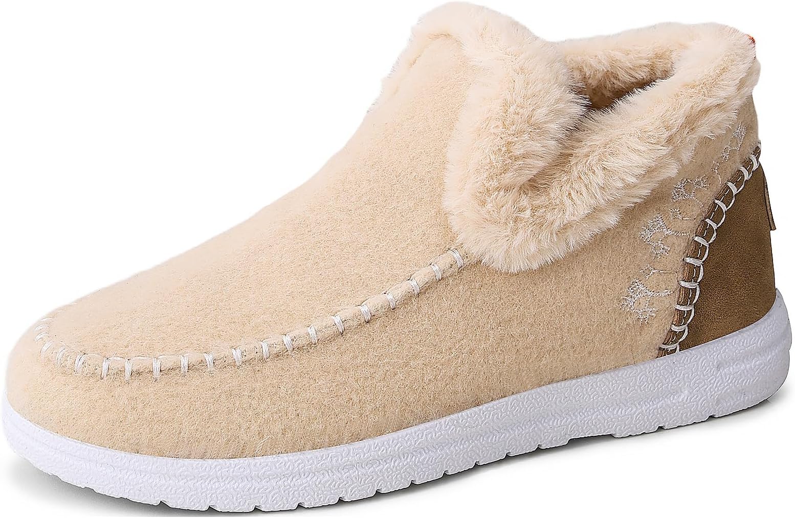 Cozy Orthopedic Fleece Slip-On Boots, Cozy Fleece Slip-On Boots, Fur Lined Moccasin Ankle Booties