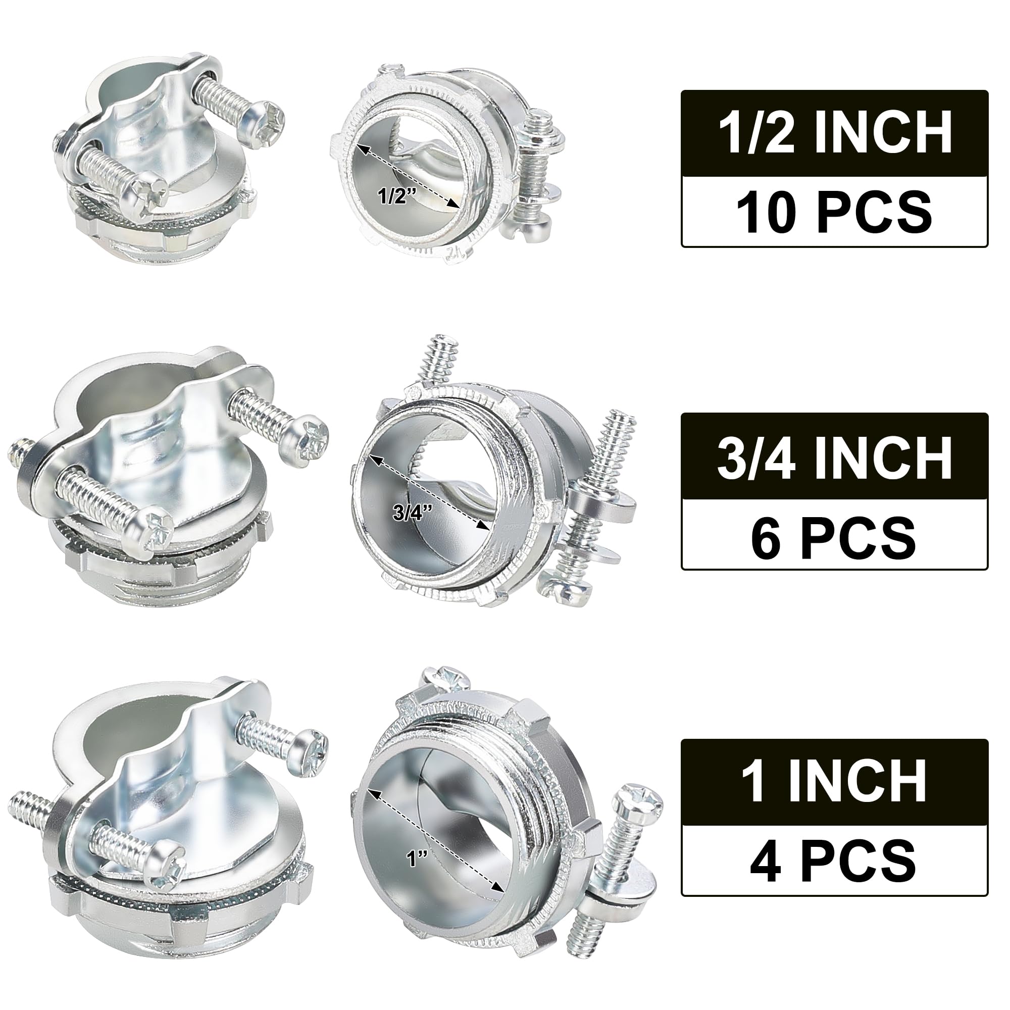 Hromee Cable Connectors - 20 Pack for Electrical Boxes -2