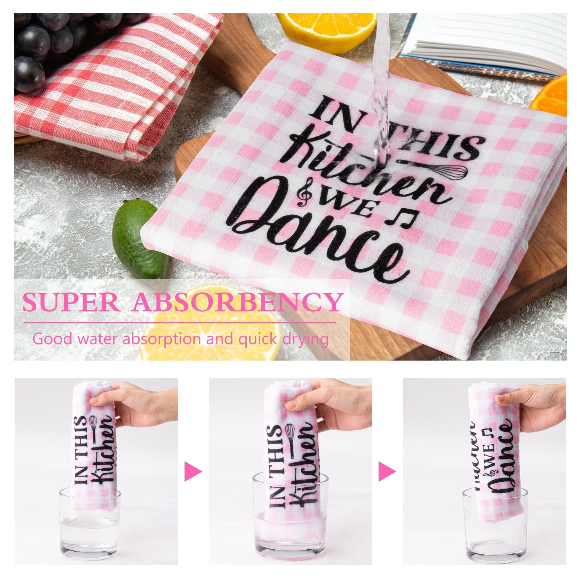 R HORSE Pink Kitchen Towels - Image 4