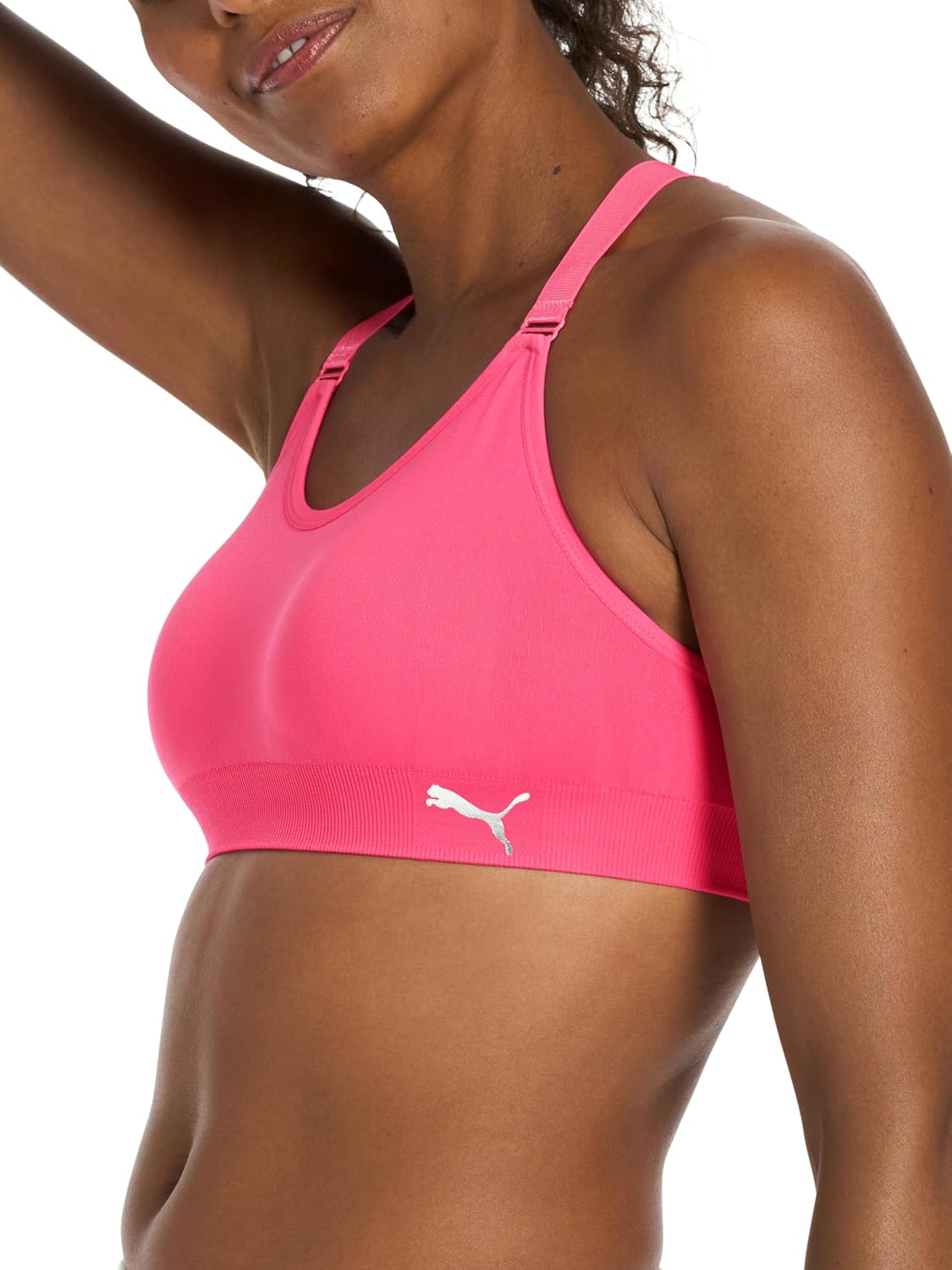 Puma Women's 2 Pack Seamless Sports Bra - Image 2