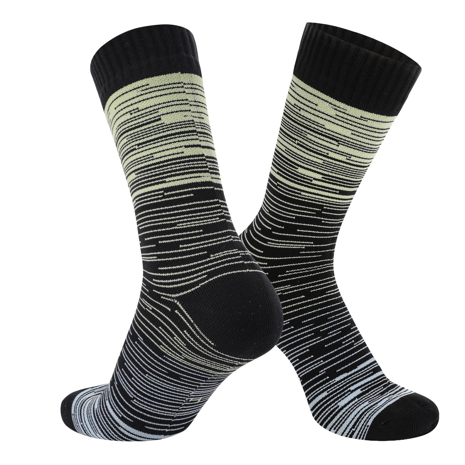 Jspupifip Unisex Waterproof Socks Water Resistant Socks Waterproof Breathable Hiking Wading Skiing Fishing Sock for Men Women