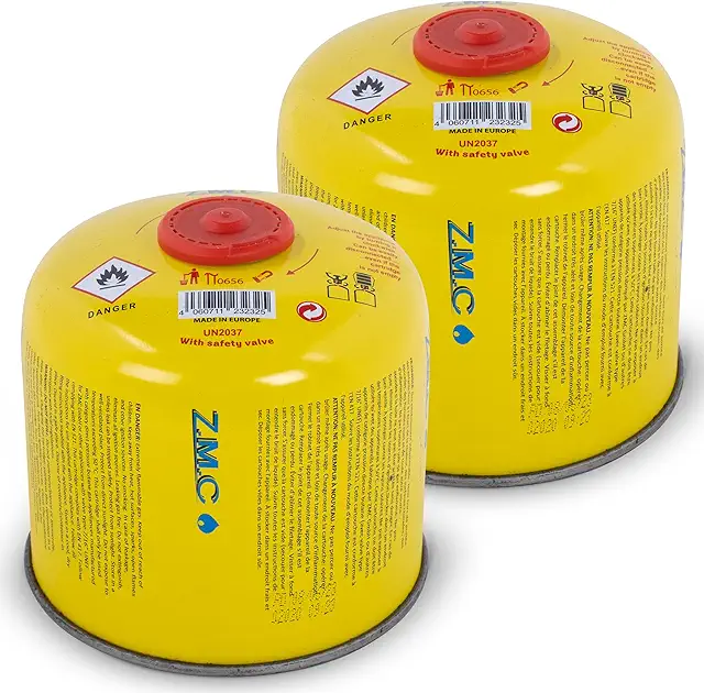 Cartucho Gas Rosca ZMC 300g Propano/Butano EN417 - 2 Unidades